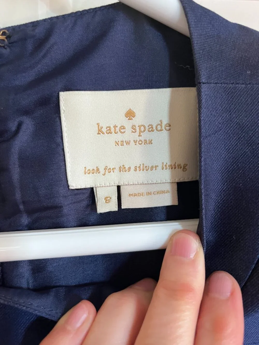 Kate Spade Shiny Navy Flared Dress: SO Chic and Girly
